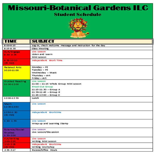 schedule